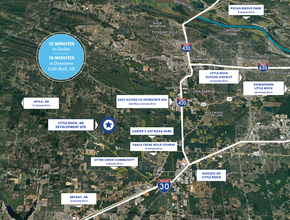 NWC of Sullivan Road, Little Rock, AR - VISTA AÉREA  vista de mapa