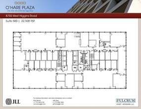 8725 W Higgins Rd, Chicago, IL en alquiler Plano de la planta- Imagen 1 de 1