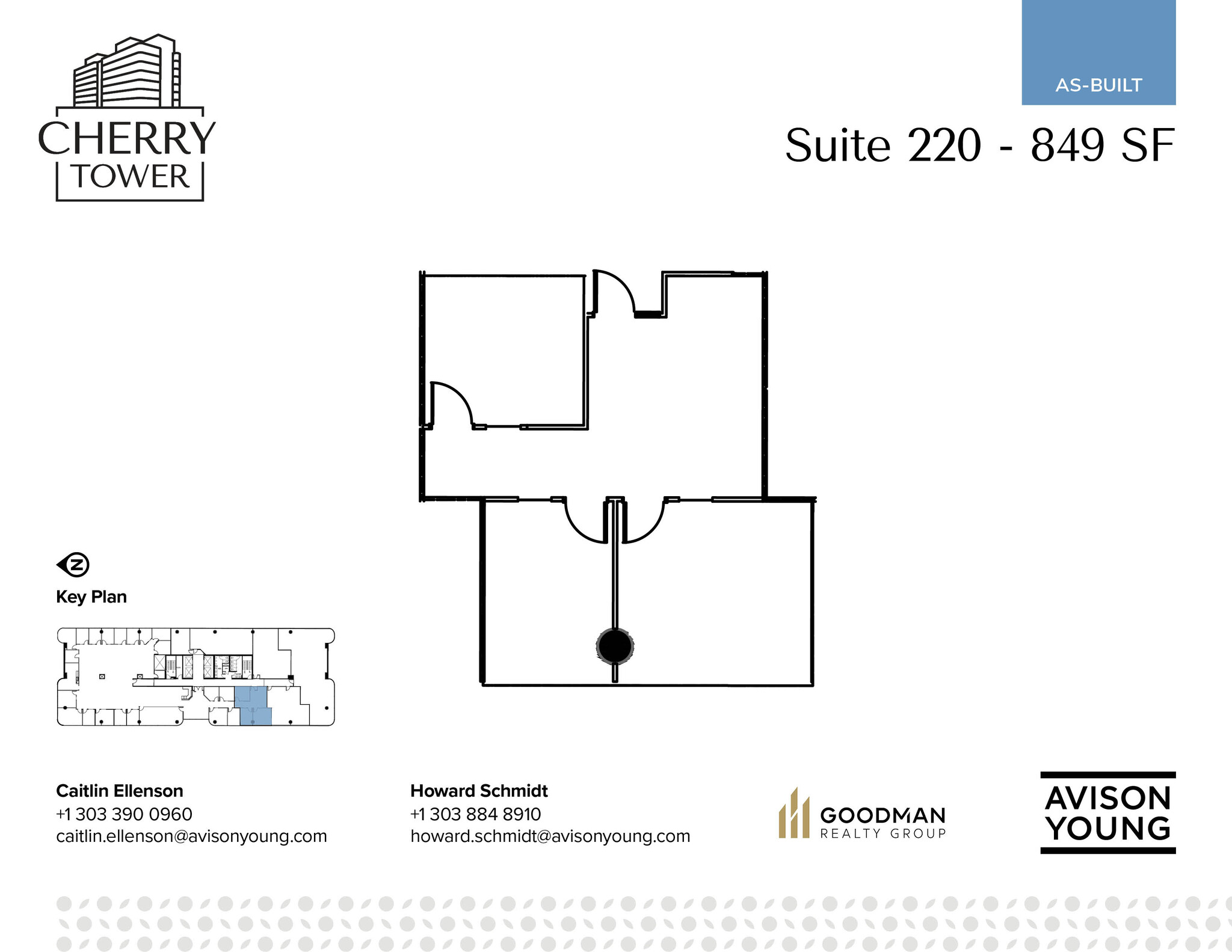 950 S Cherry St, Denver, CO en alquiler Plano de la planta- Imagen 1 de 1