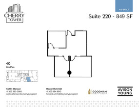 950 S Cherry St, Denver, CO en alquiler Plano de la planta- Imagen 1 de 1