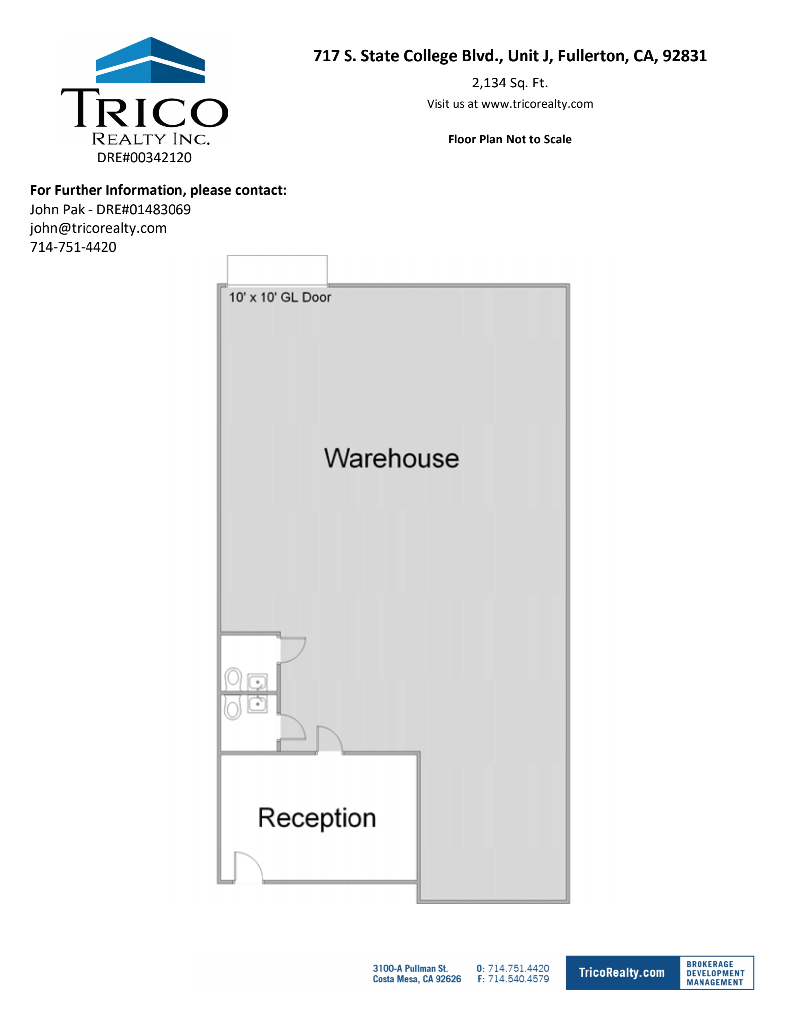 667-759 S State College Blvd, Fullerton, CA en alquiler Plano de la planta- Imagen 1 de 1