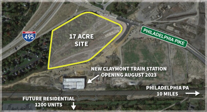 4500 Philadelphia Pike, Claymont, DE - VISTA AÉREA  vista de mapa - Image1