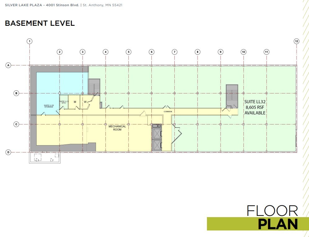 4001 Stinson Blvd NE, Saint Anthony, MN en venta Plano de la planta- Imagen 1 de 1