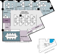 1025 Connecticut Ave NW, Washington, DC en alquiler Plano de la planta- Imagen 1 de 12