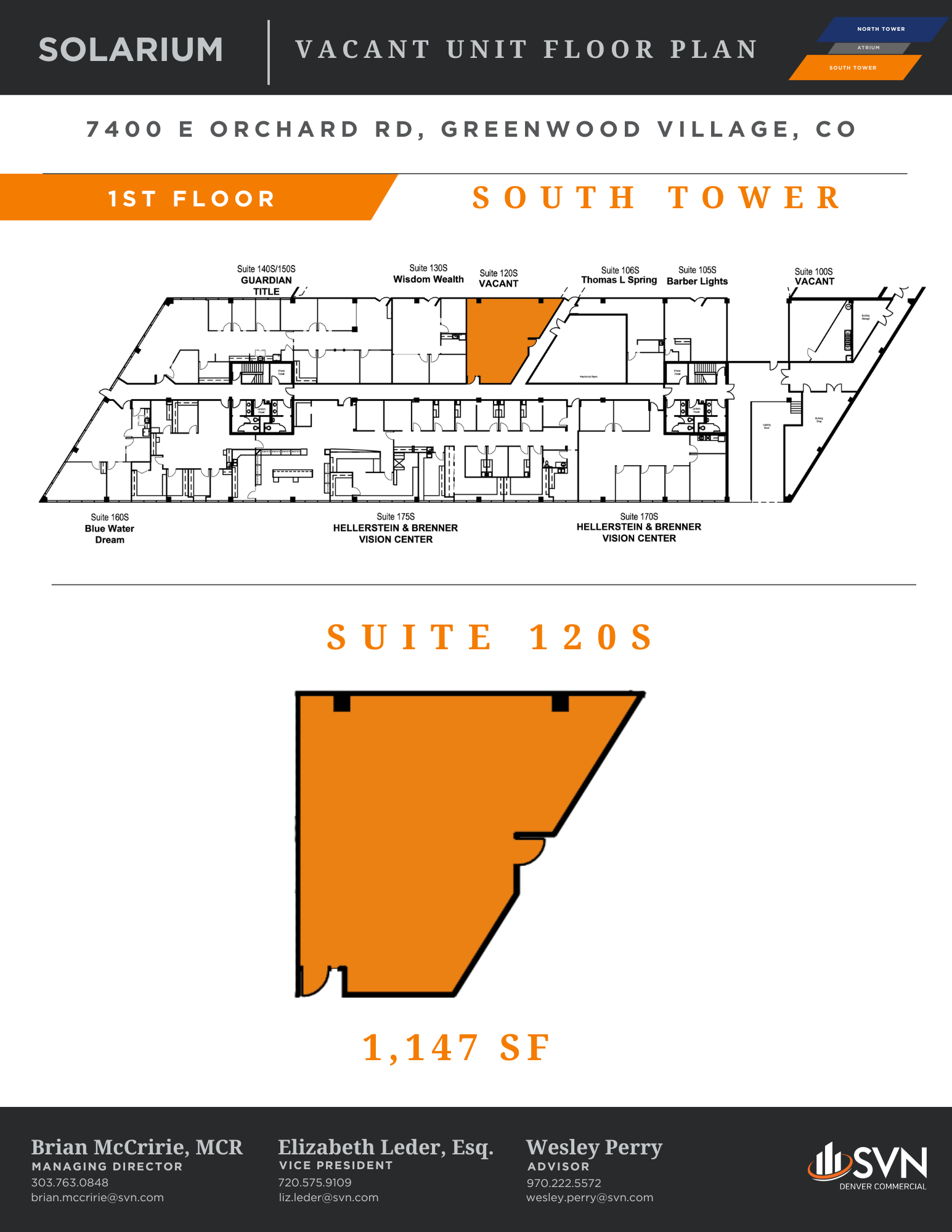 7400 E Orchard Rd, Greenwood Village, CO en alquiler Plano de la planta- Imagen 1 de 1