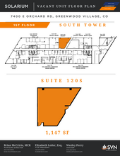 7400 E Orchard Rd, Greenwood Village, CO en alquiler Plano de la planta- Imagen 1 de 1