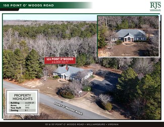 Más detalles para 150 and 151 Point O' woods Rd – Especializados en venta, Williamsburg, VA