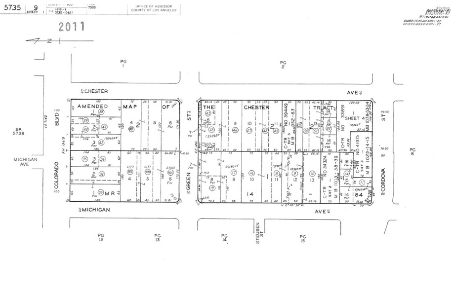 136 S Michigan Ave, Pasadena, CA en venta - Plano de solar - Imagen 2 de 2