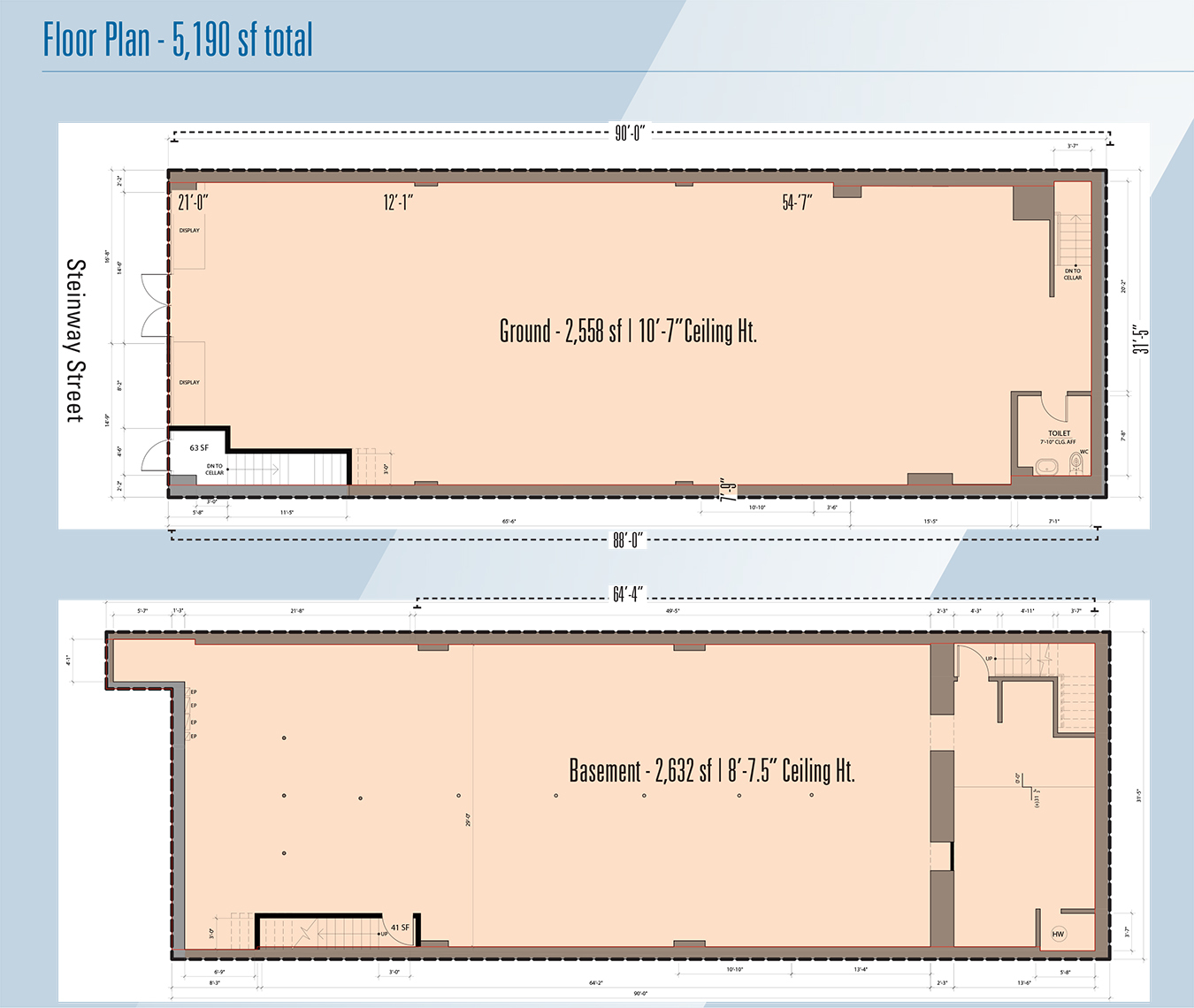 3159-3163 Steinway St, Astoria, NY en alquiler Plano de la planta- Imagen 1 de 1