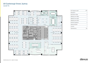 60 Castlereagh St, Sydney en alquiler Plano de la planta- Imagen 1 de 1