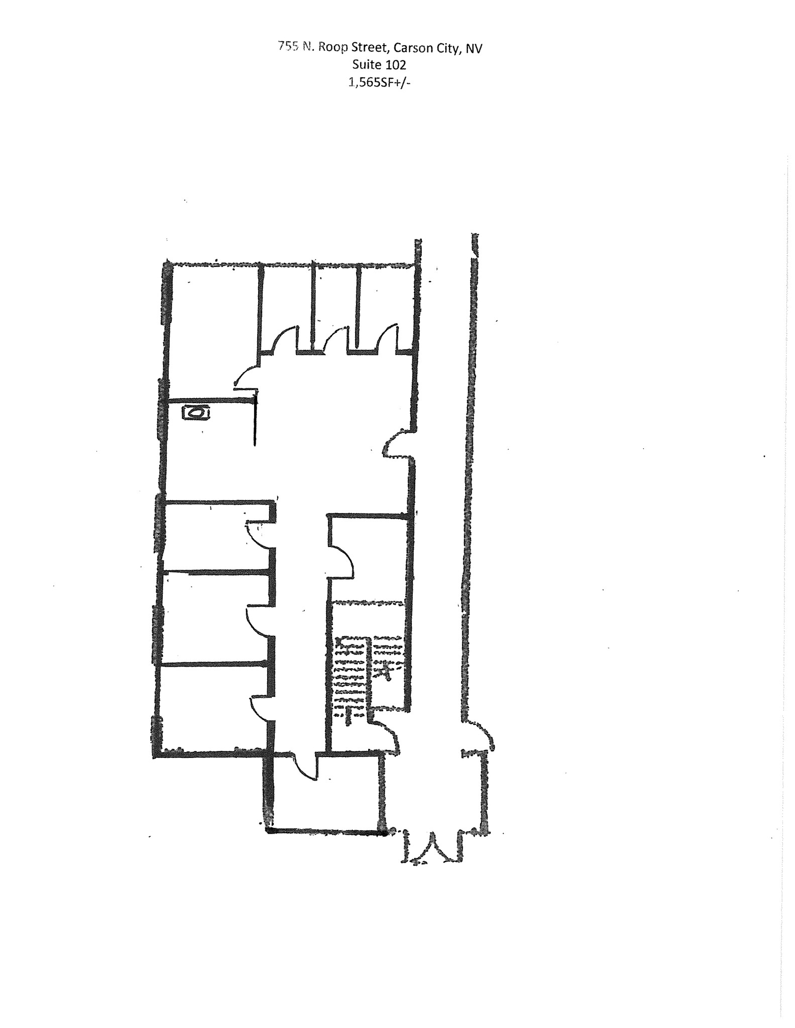 755 N Roop St, Carson City, NV en alquiler Plano del sitio- Imagen 1 de 2