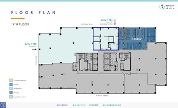 1700 N Moore St, Arlington, VA en alquiler Plano de la planta- Imagen 1 de 1