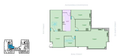 510-526 King St, Alexandria, VA en alquiler Plano de la planta- Imagen 1 de 1