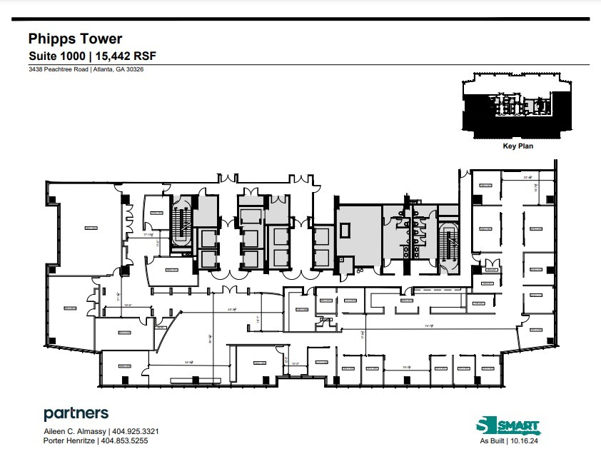 3438 Peachtree Rd NE, Atlanta, GA en alquiler Plano de la planta- Imagen 1 de 1