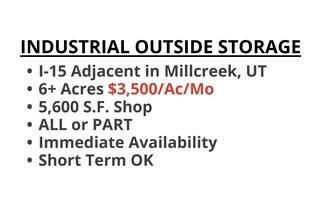 Más detalles de 179 W Central Ave, Salt Lake City, UT - Terreno en alquiler