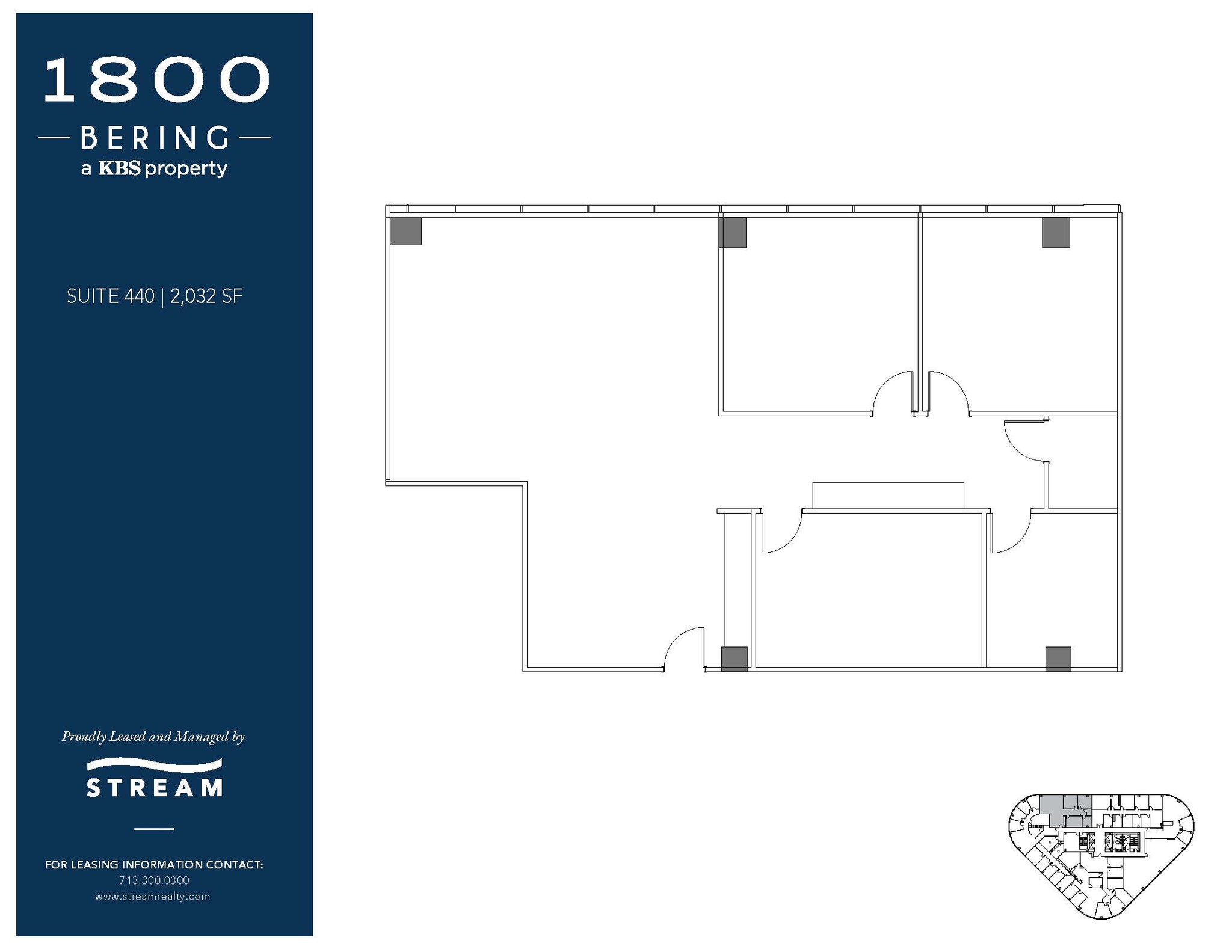 1800 Bering Dr, Houston, TX en alquiler Plano de la planta- Imagen 1 de 1