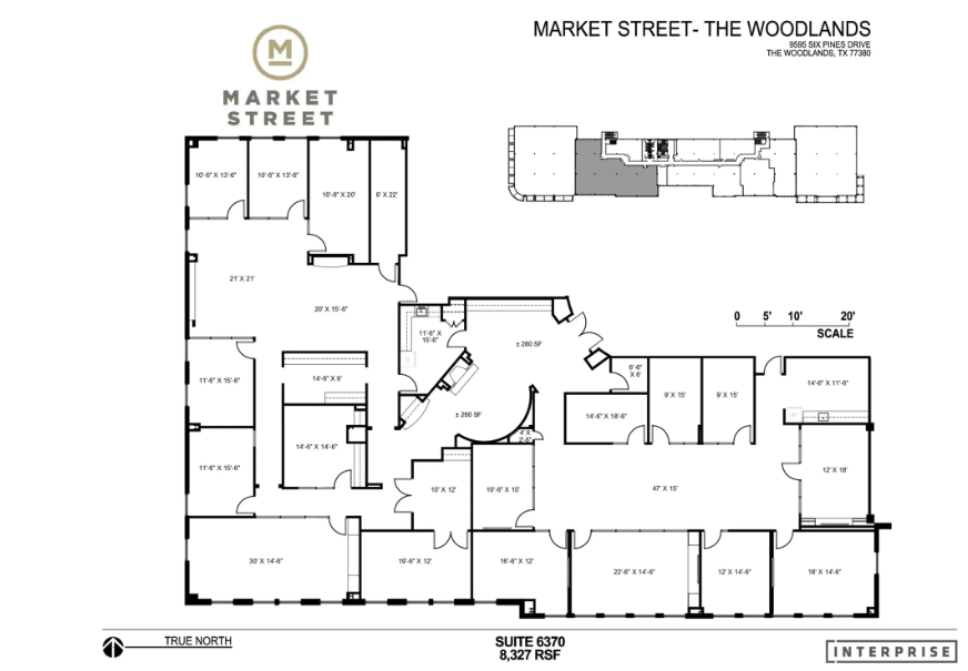 9595 Six Pines Rd, The Woodlands, TX en alquiler Plano de la planta- Imagen 1 de 1