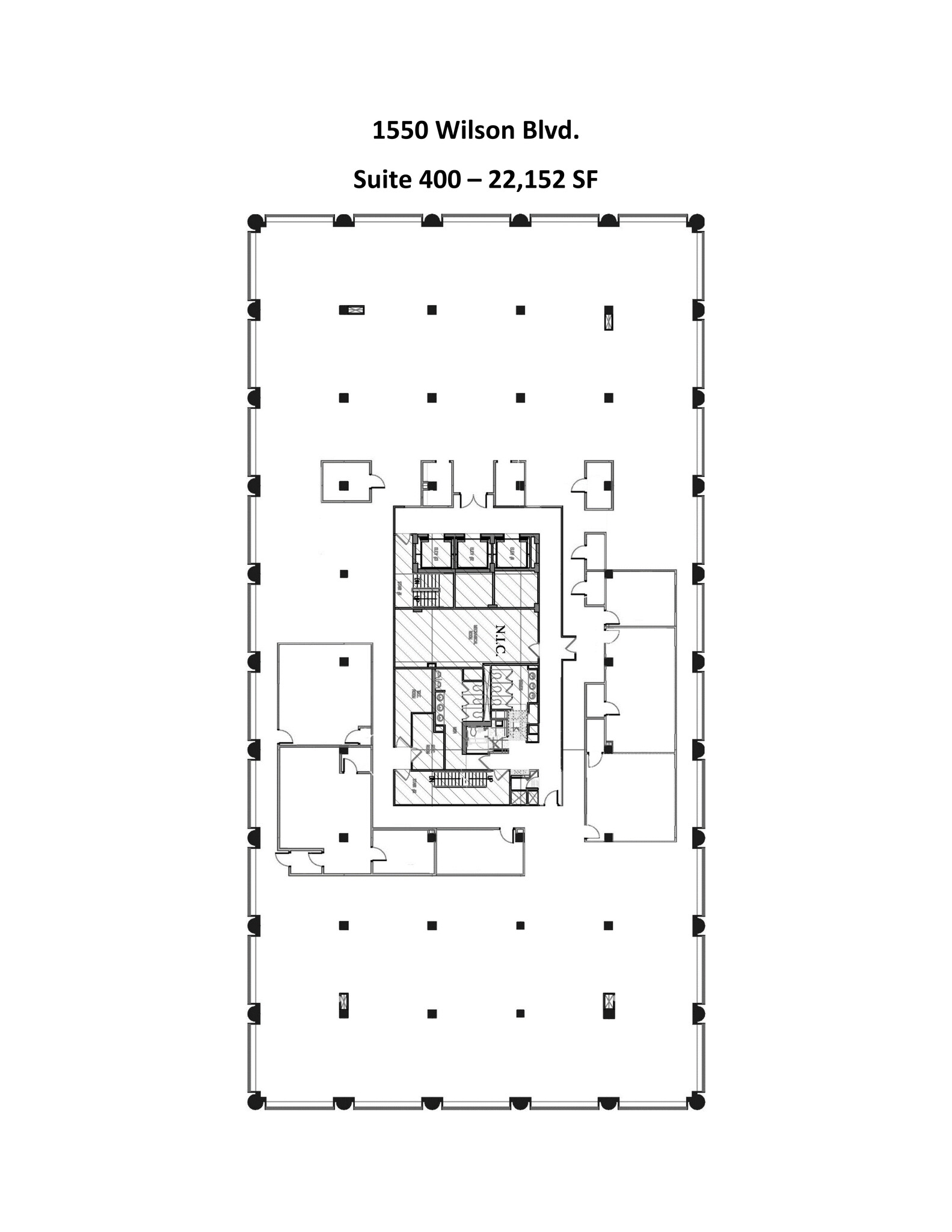 1560 Wilson Blvd, Arlington, VA en alquiler Plano del sitio- Imagen 1 de 2