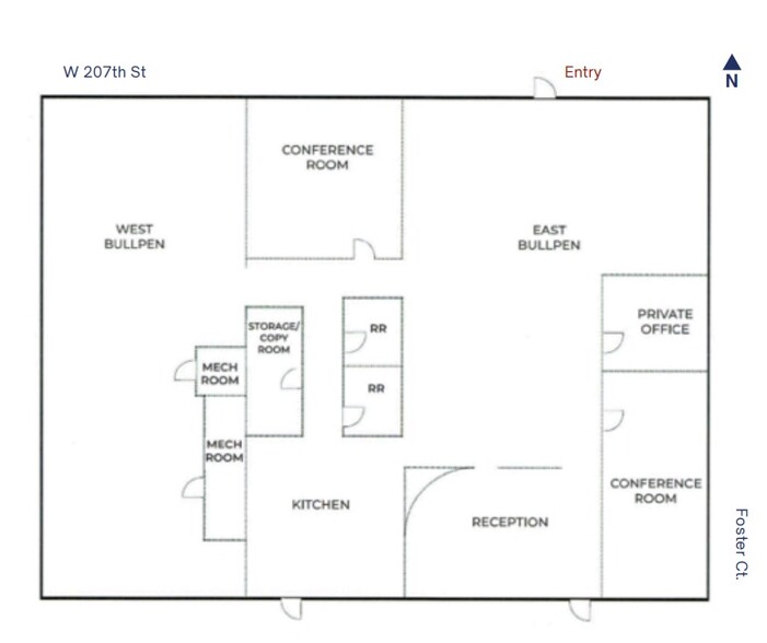 20710 Foster Ct, Bucyrus, KS en alquiler - Plano de la planta - Imagen 3 de 3