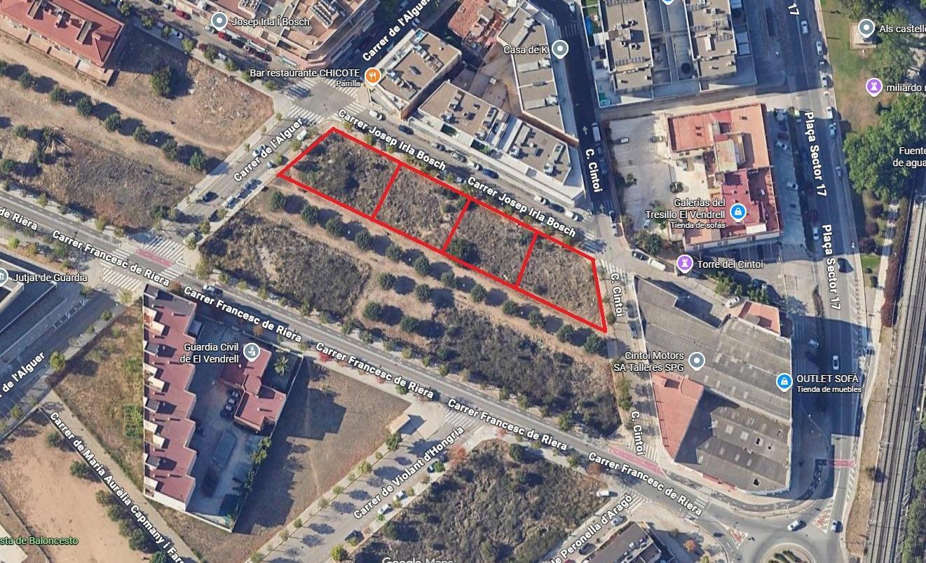 Terreno en El Vendrell, Tarragona en venta Vista aérea- Imagen 1 de 4