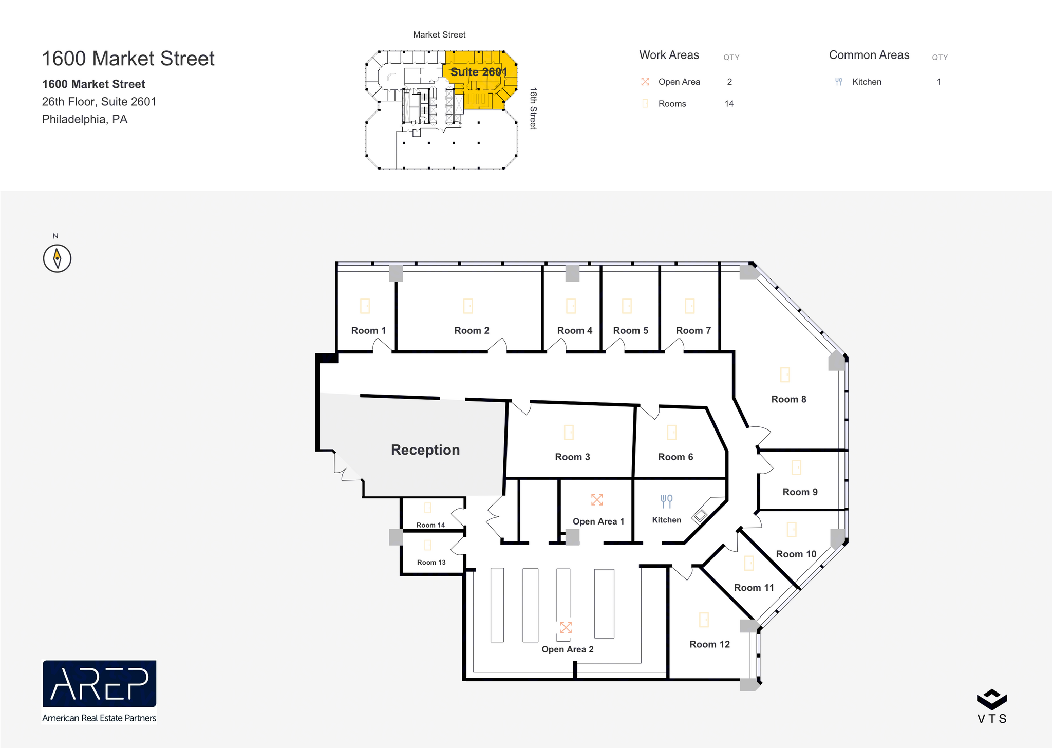 1600 Market St, Philadelphia, PA en alquiler Plano de la planta- Imagen 1 de 1