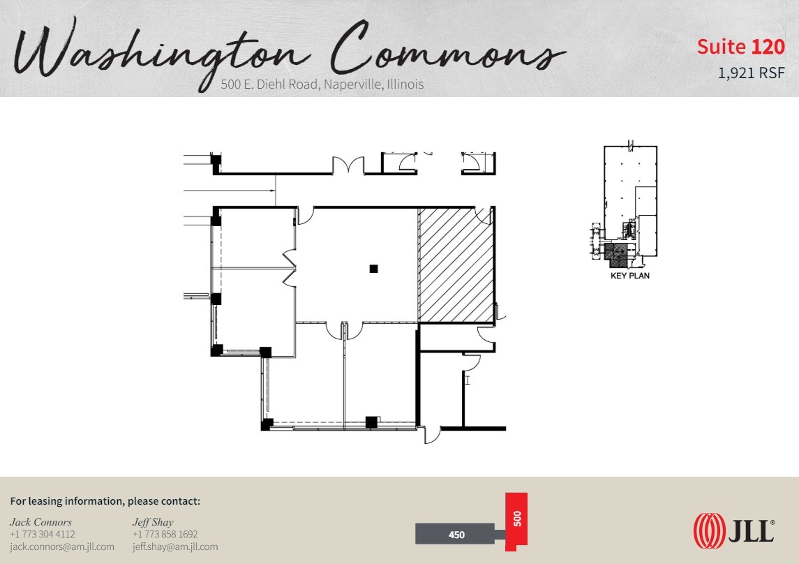 450-500 E Diehl Rd, Naperville, IL en alquiler Plano de la planta- Imagen 1 de 1