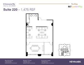 6 Concourse Pky NE, Atlanta, GA en alquiler Plano de la planta- Imagen 1 de 1