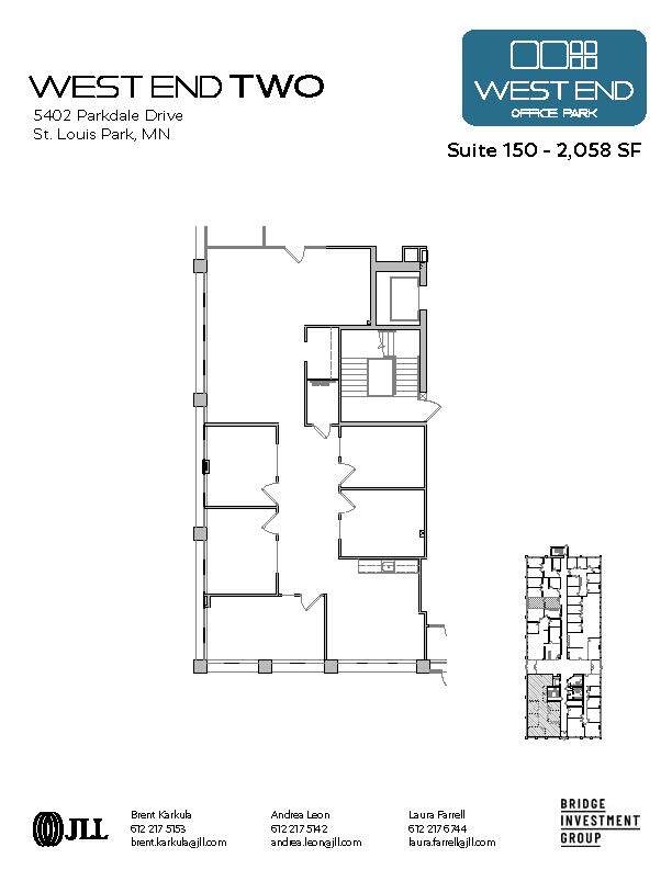 1665 Utica Ave S, Saint Louis Park, MN en alquiler Plano de la planta- Imagen 1 de 1