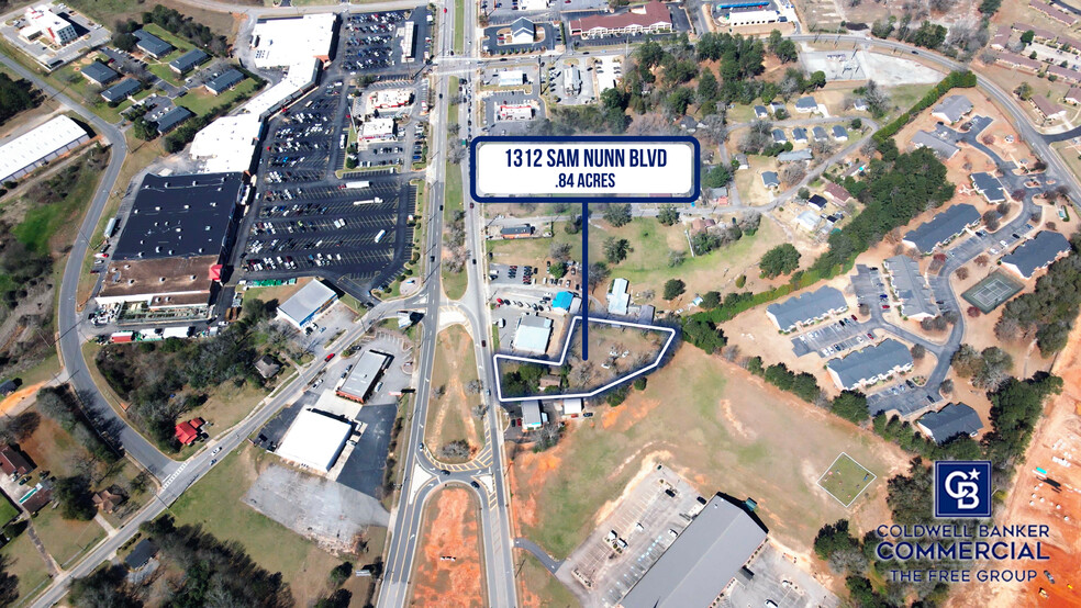 1312 Sam Nunn Blvd. blvd, Perry, GA en venta - Vista aérea - Imagen 1 de 8