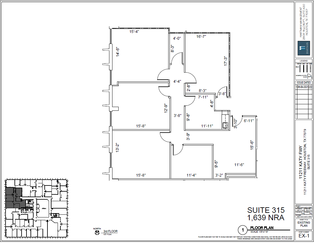 11211 Katy Fwy, Houston, TX en alquiler Plano de la planta- Imagen 1 de 1