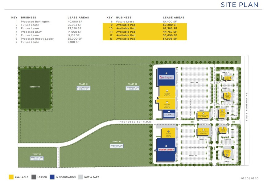 SWC State Highway 130 & State Highway 45, Pflugerville, TX en alquiler - Plano del sitio - Imagen 2 de 2