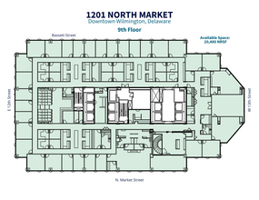 1201 N Market St, Wilmington, DE en alquiler Plano de la planta- Imagen 2 de 9