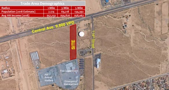 114th & Central, Albuquerque, NM en venta - Otros - Imagen 2 de 2