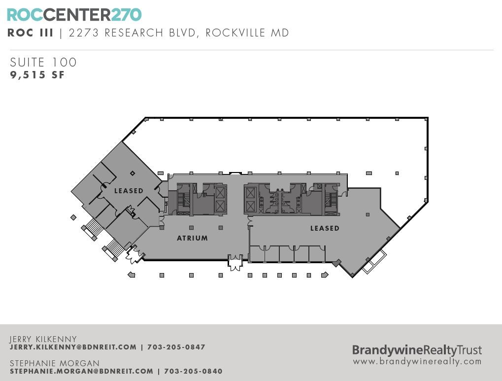 2273 Research Blvd, Rockville, MD en alquiler Plano de la planta- Imagen 1 de 8