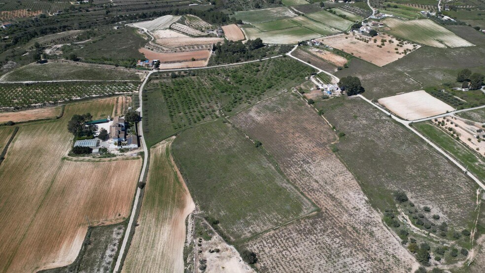 Terreno en L'Olleria en venta - Vista aérea - Imagen 3 de 8