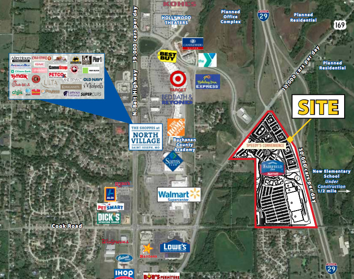 SW I-29 & 169 Hwy, Saint Joseph, MO en venta - Foto del edificio - Imagen 2 de 6