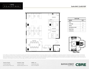 1355 Peachtree St NE, Atlanta, GA en alquiler Plano de la planta- Imagen 2 de 7