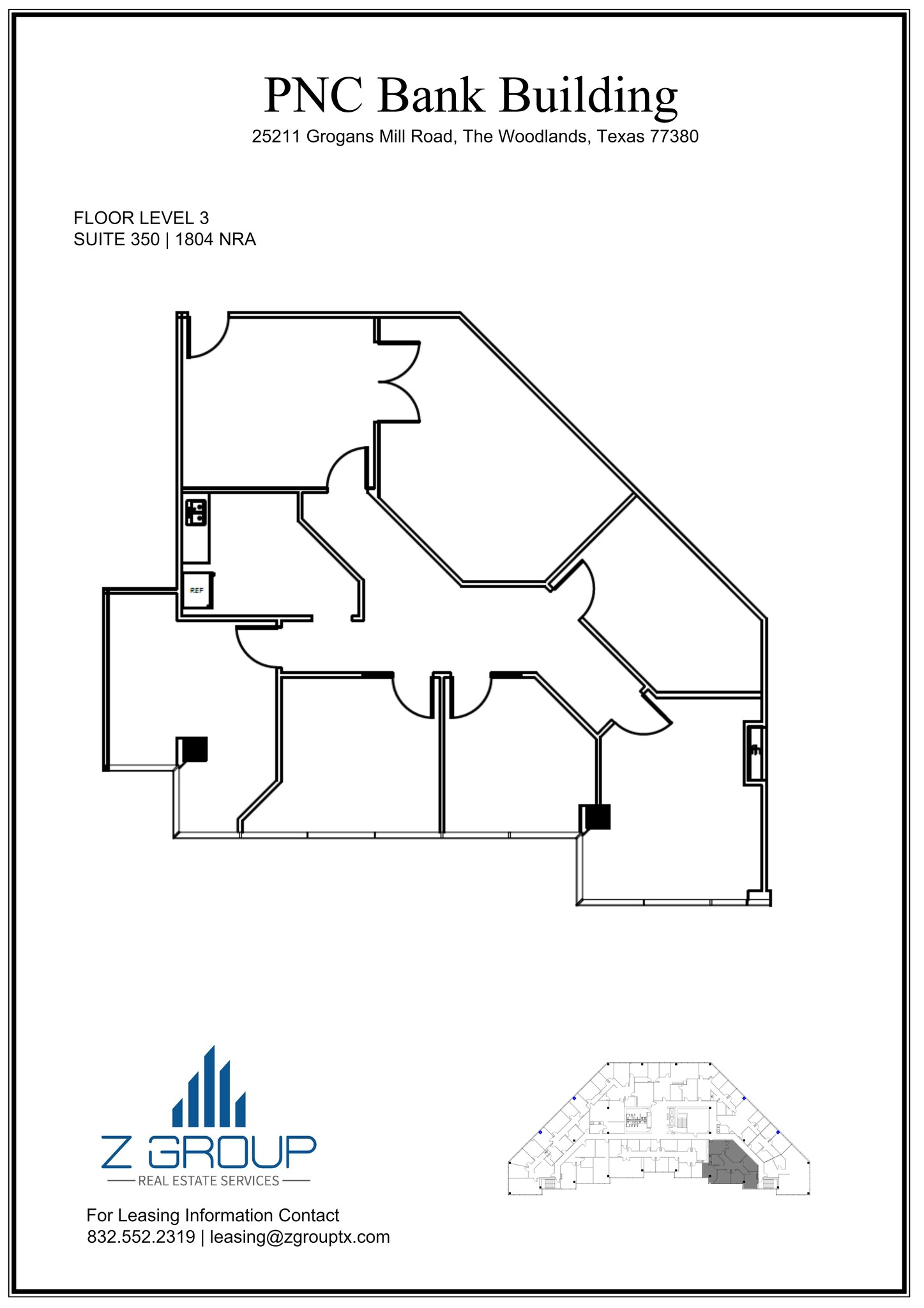 25211 Grogans Mill Rd, The Woodlands, TX en alquiler Plano del sitio- Imagen 1 de 1