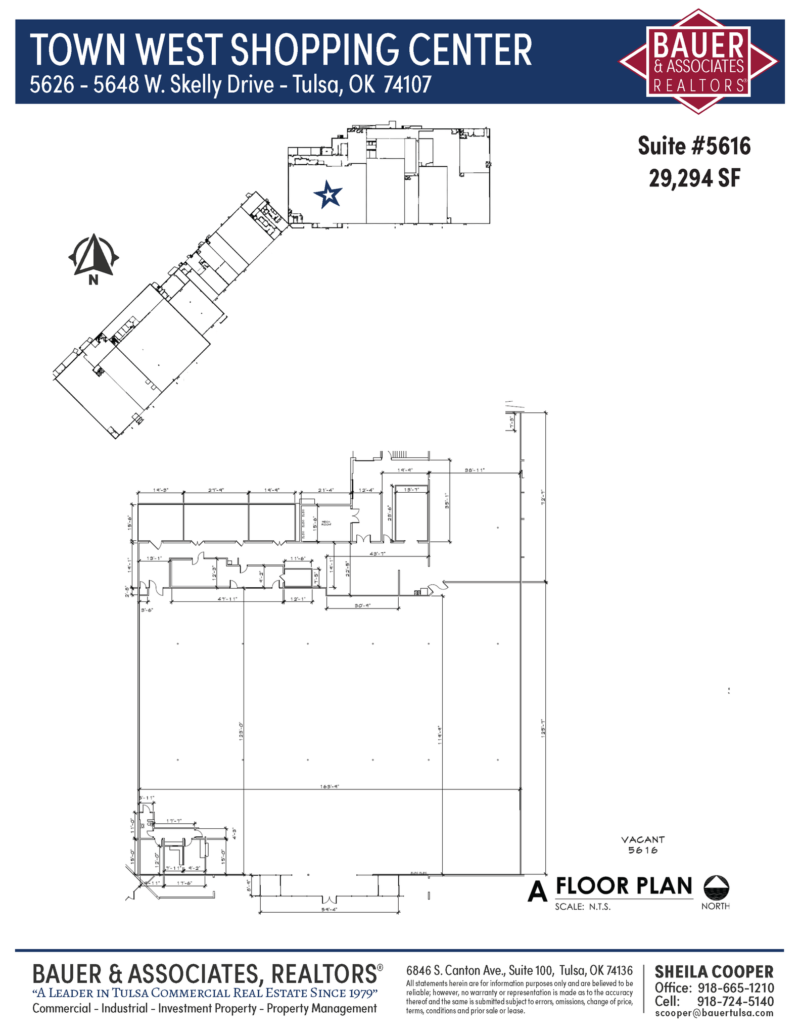 5610-5648 W Skelly Dr, Tulsa, OK en alquiler Plano de la planta- Imagen 1 de 2