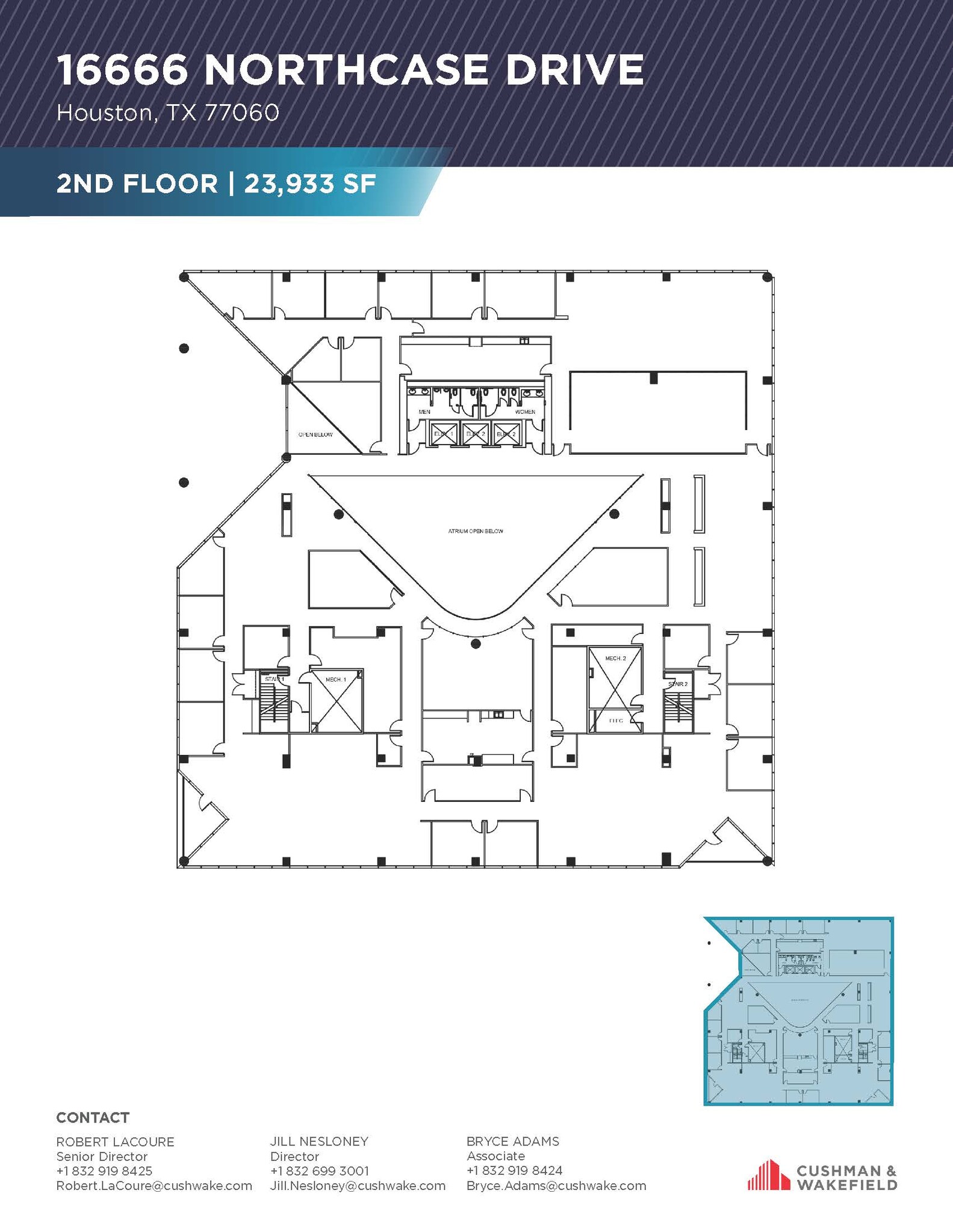 16666 Northchase Dr, Houston, TX en alquiler Plano de la planta- Imagen 1 de 1