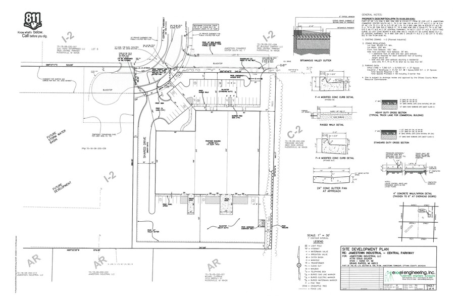 3825 Central Pky, Hudsonville, MI en alquiler - Plano del sitio - Imagen 2 de 2