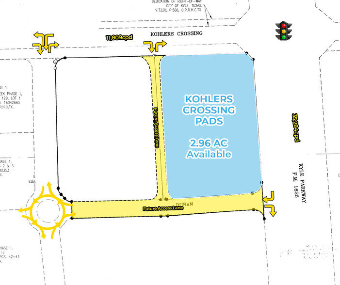 SWC FM 1626, Kyle, TX en alquiler - Plano del sitio - Imagen 2 de 4