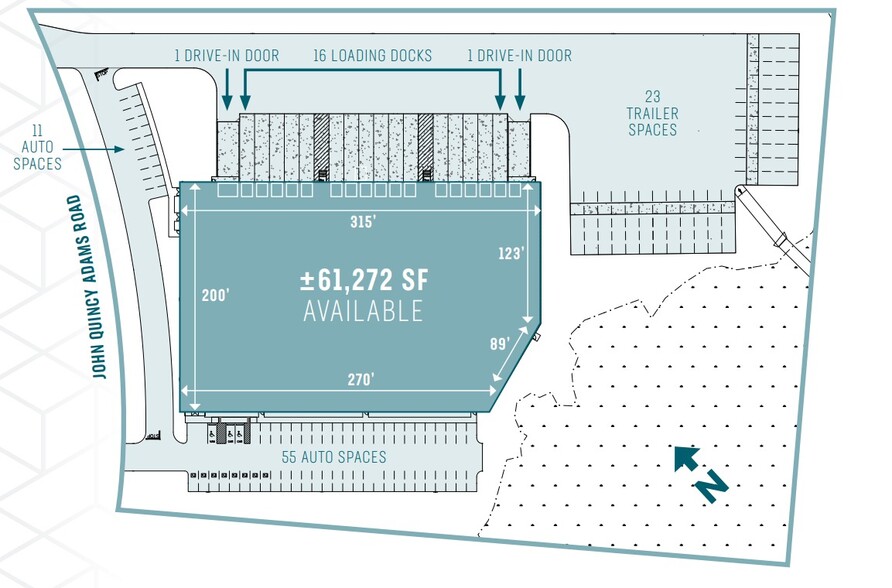 425 John Quincy Adams Rd, Taunton, MA en alquiler - Plano del sitio - Imagen 2 de 5