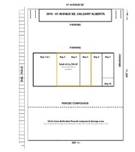 3815 61st Ave SE, Calgary, AB en alquiler Plano de la planta- Imagen 1 de 1