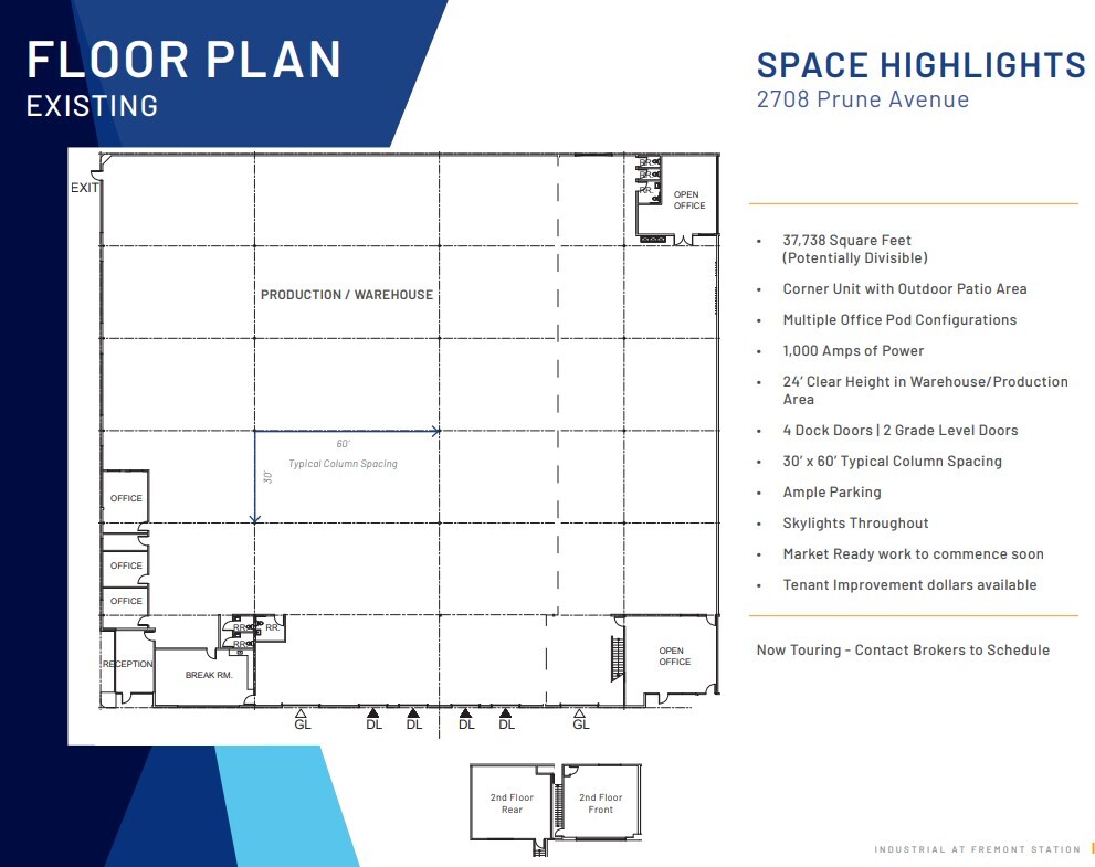 2700-2728 Prune Ave, Fremont, CA en alquiler Plano de la planta- Imagen 1 de 1