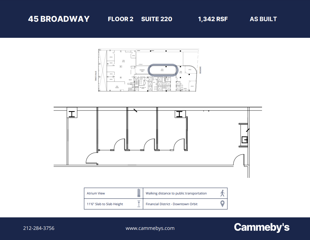 45 Broadway, New York, NY en alquiler Plano de la planta- Imagen 1 de 1