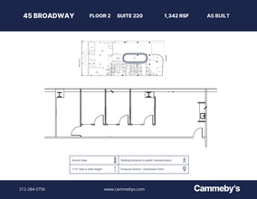 45 Broadway, New York, NY en alquiler Plano de la planta- Imagen 1 de 1