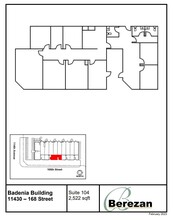 11412-11444 168 St NW, Edmonton, AB en alquiler Plano de la planta- Imagen 1 de 1