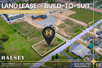 Más detalles de McClellan Dr, Jonesboro, AR - Terreno en alquiler