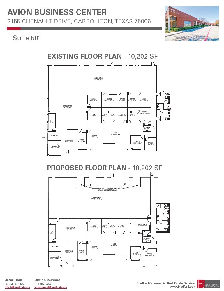 2155 Chenault Dr, Carrollton, TX en alquiler Plano de la planta- Imagen 1 de 1